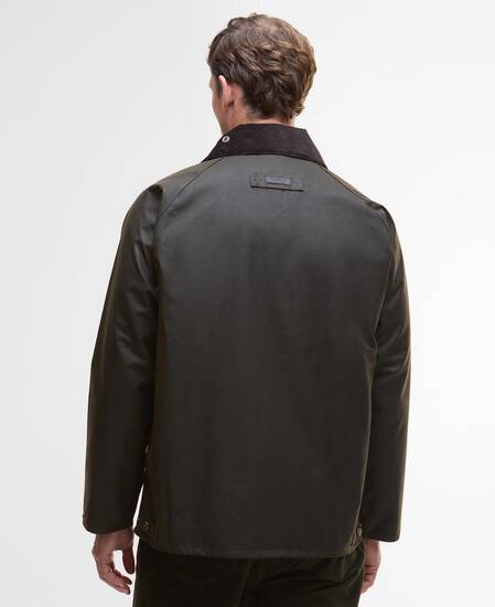 Harker Waxed Jacket Olive
