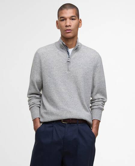 Waterbury Half-Zip Jumper Mist