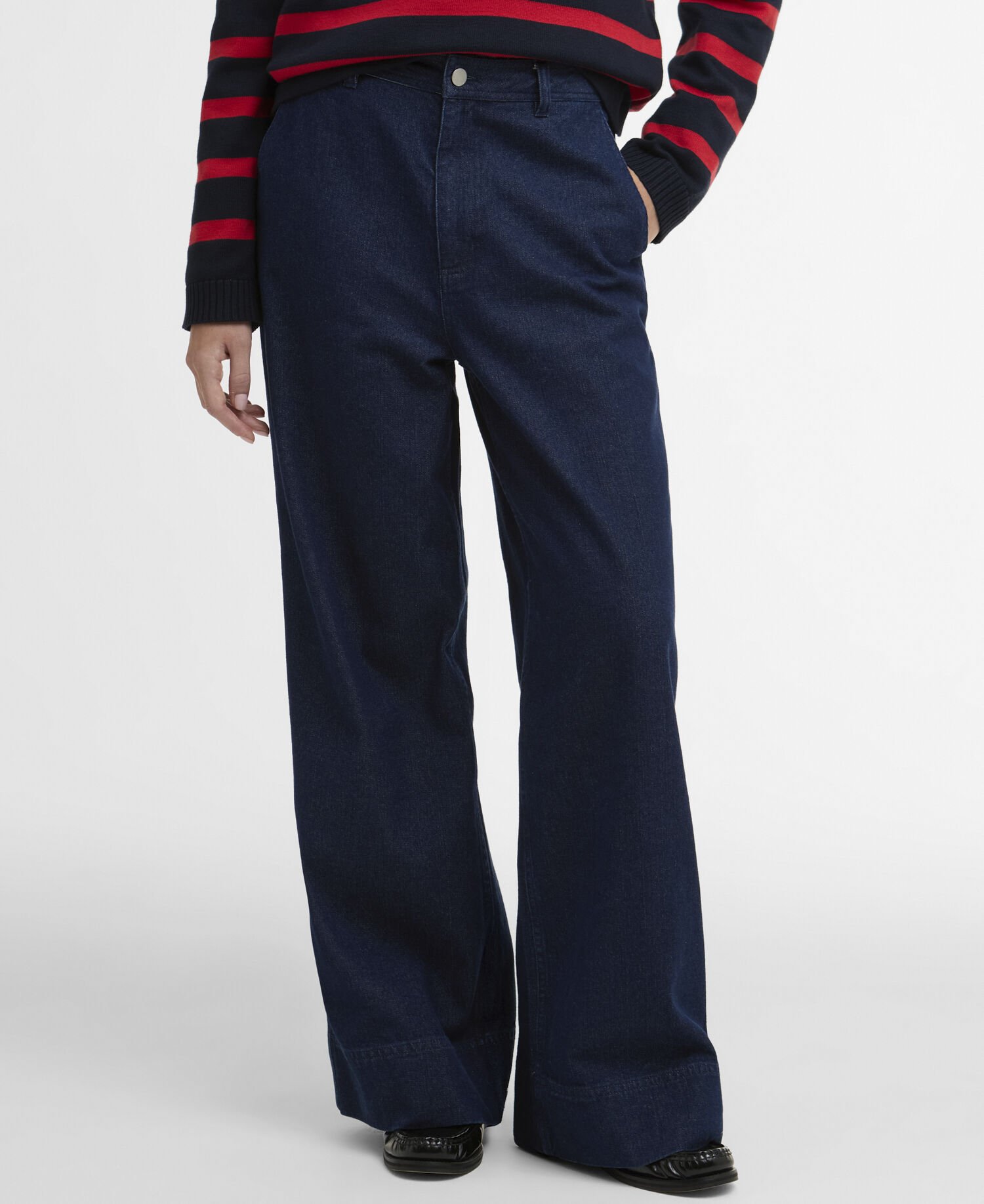 Jeans a gamba ampia Maia Rinse Wash