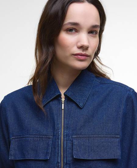 Arla Denim Overshirt Rinse Wash
