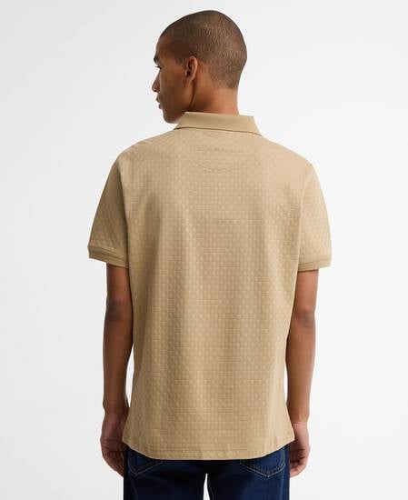 Hockham Tailored Polo Shirt Washed Stone