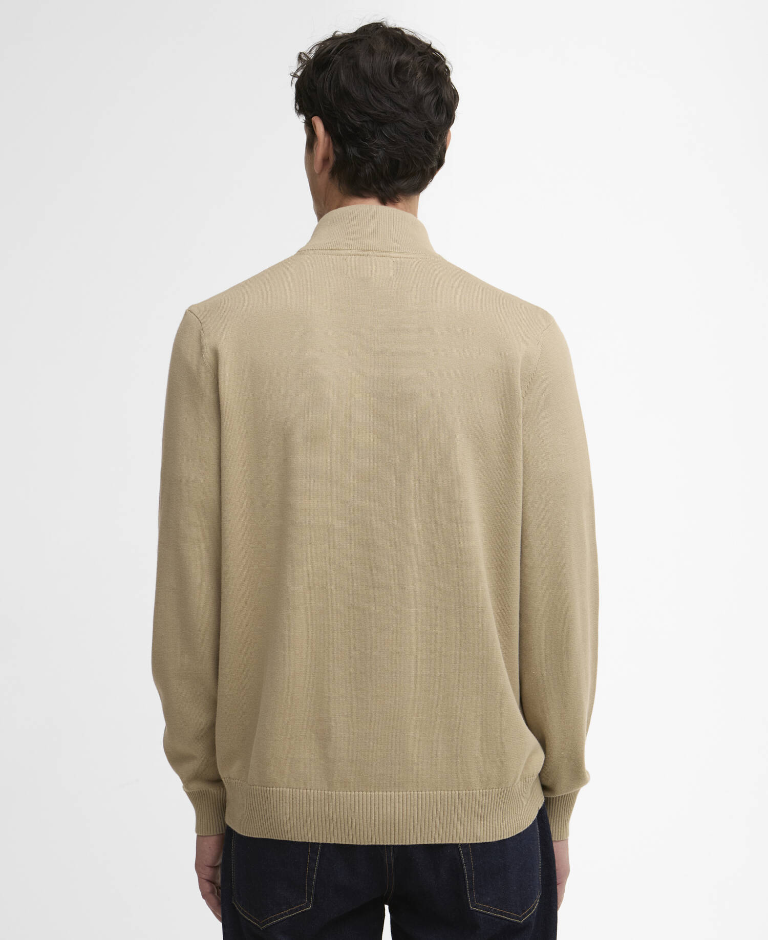 Lingwood Compact Quarter-Zip Jumper Washed Stone image number 2