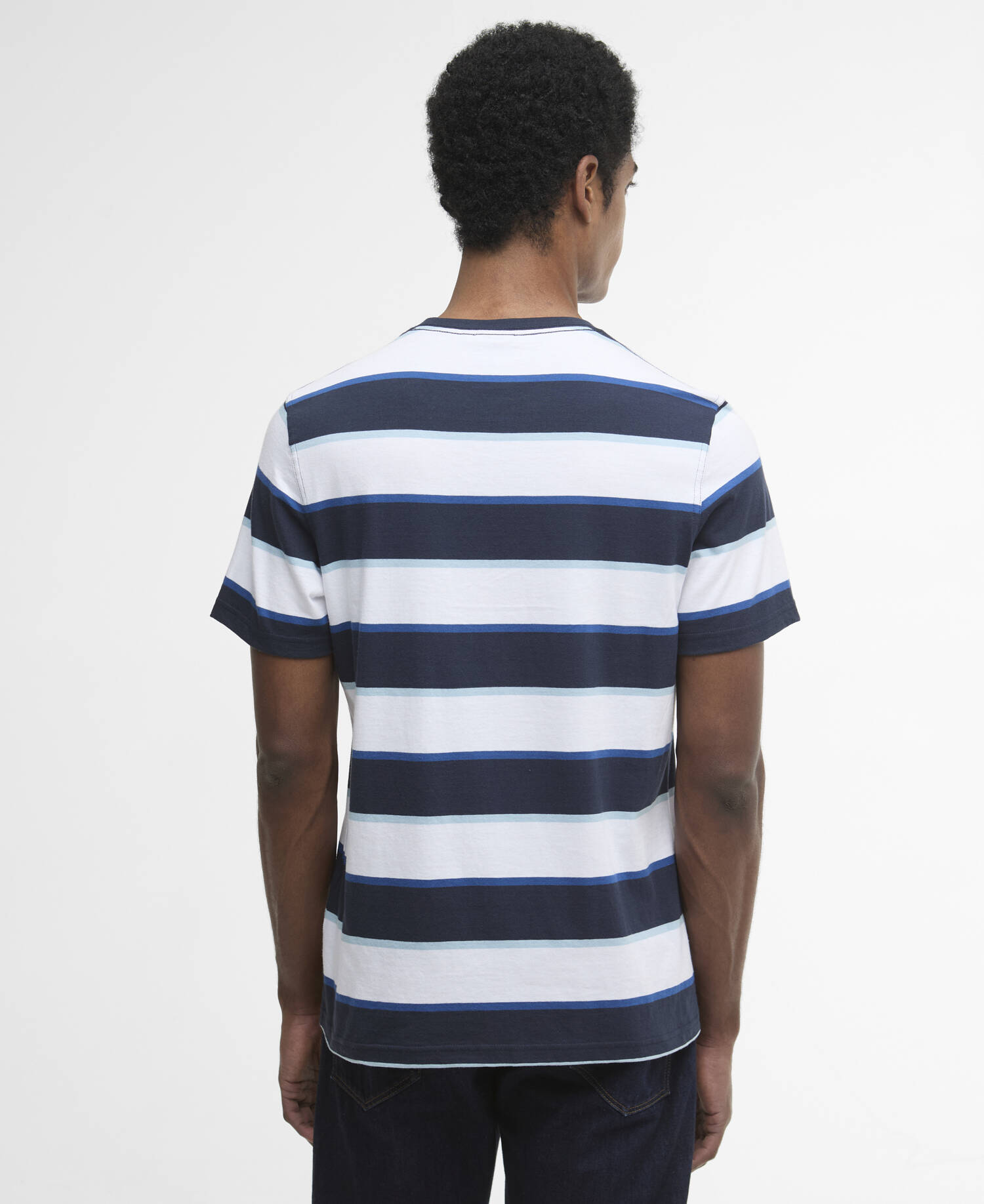 Meldon Stripe T-Shirt Navy image number 2