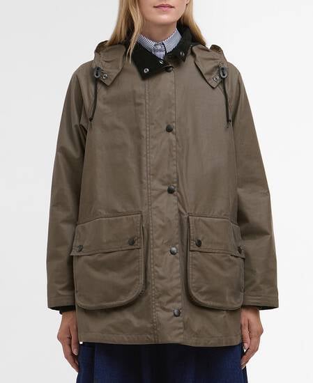 Barbour for Margaret Howell Women's  Waxed Parka Kelp