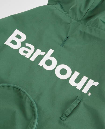 Packable Logo Dog Coat Green