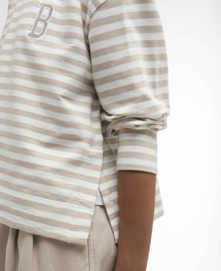 Felpa Gabby con motivo a righe Mist Stripe