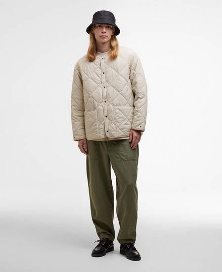 Barbour x Kaptain Sunshine Quilted Liner Clay