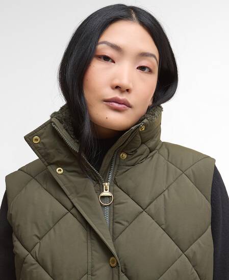 Gilet Becky Olive/Ancient Tartan
