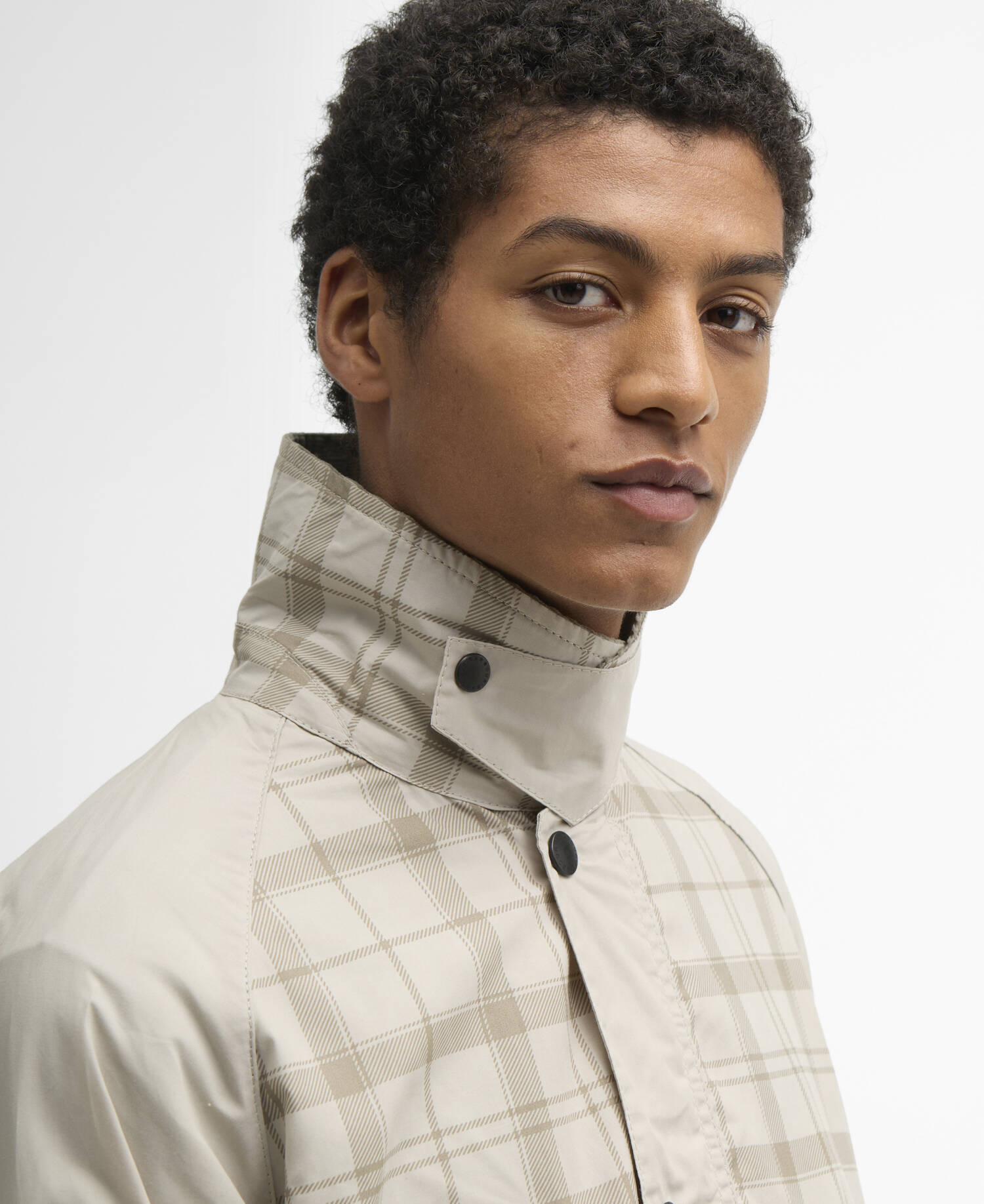 Festival Modified Bedale Casual Jacket Mist Tartan image number 4