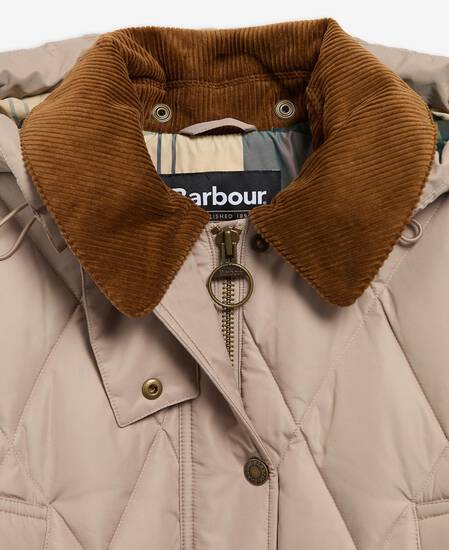 Yasmin Down Puffer Jacket Light Trench