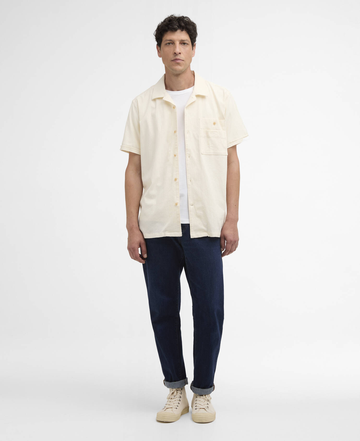 Riddell Crepe Relaxed Shirt Neutral image number 1