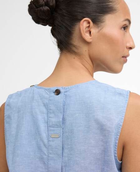 Bluse Josie Sleeveless Light Chambray