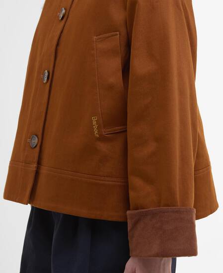 Abbey Casual Jacket Rust Brown