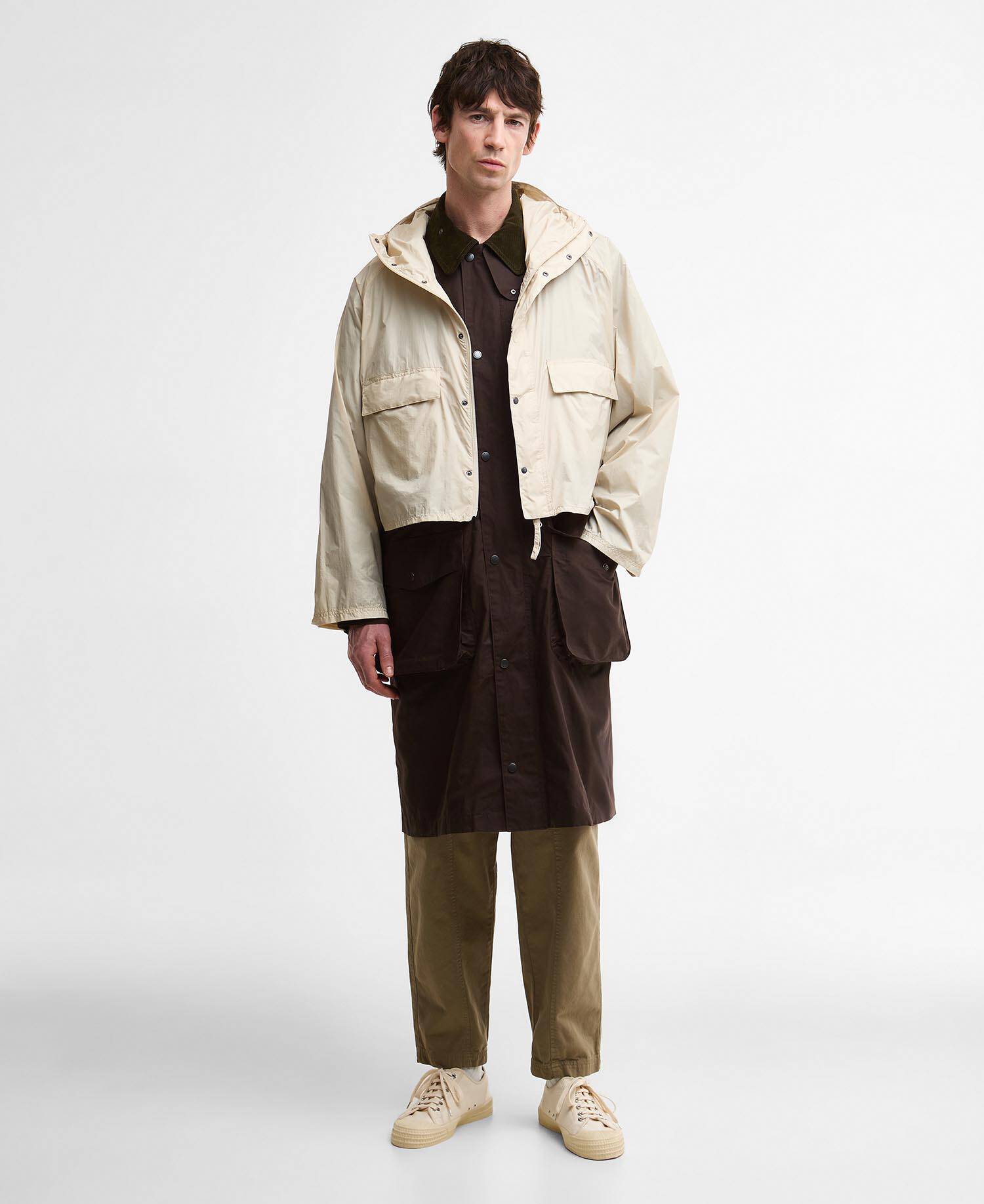 Giacca casual Endurance Barbour x Kaptain Sunshine Light Olive image number 0