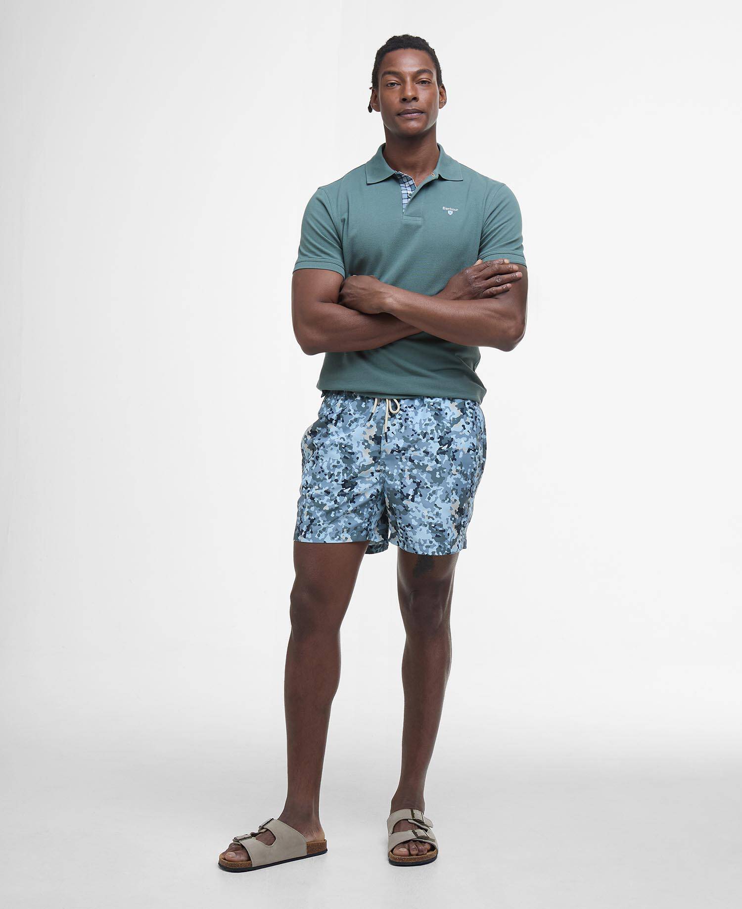 Tartan Pique Polo Shirt image number 1