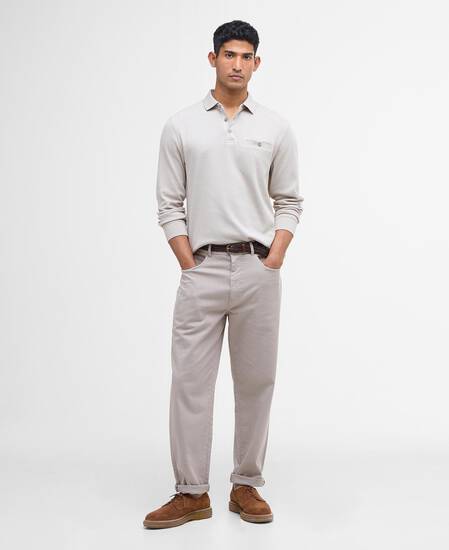 Pantaloni in tessuto stretch lavato dalla vestibilità regular Concrete Pantaloni in tessuto stretch lavato dalla vestibilità regular Concrete