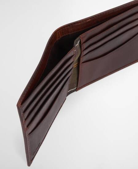 Bilton Leather Wallet Burnt Chocolate Brown