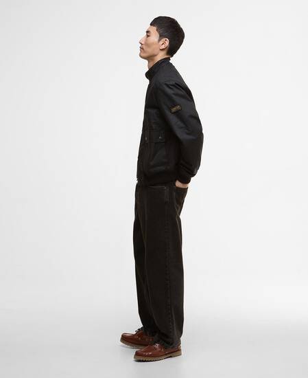 Traction Waxed Jacket Black