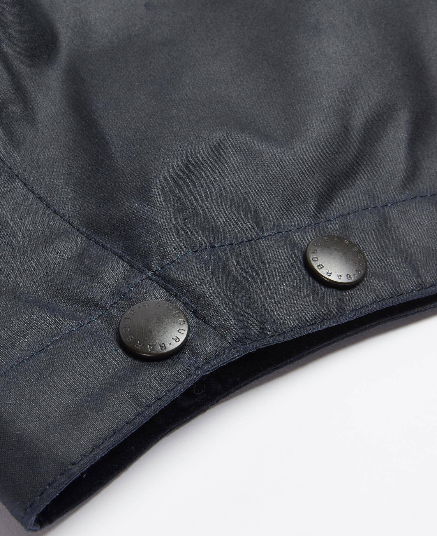 Waxed Cotton Hood Classic Navy image number 3