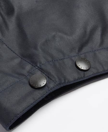 Waxed Cotton Hood Classic Navy