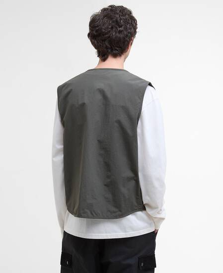 Weste Utility Editor Casual Olive Ink