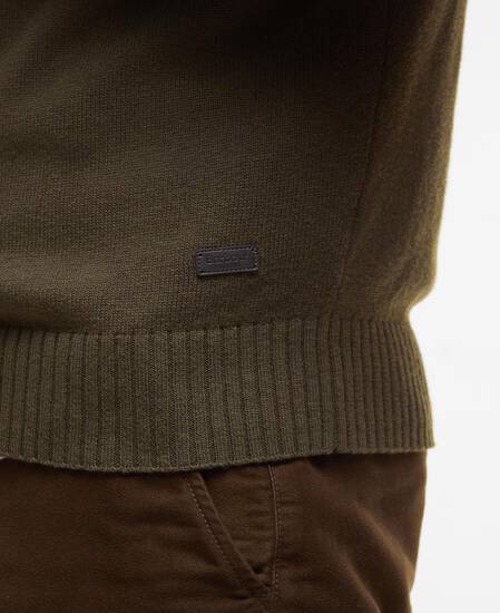 Kelson Crew Neck Jumper Olive