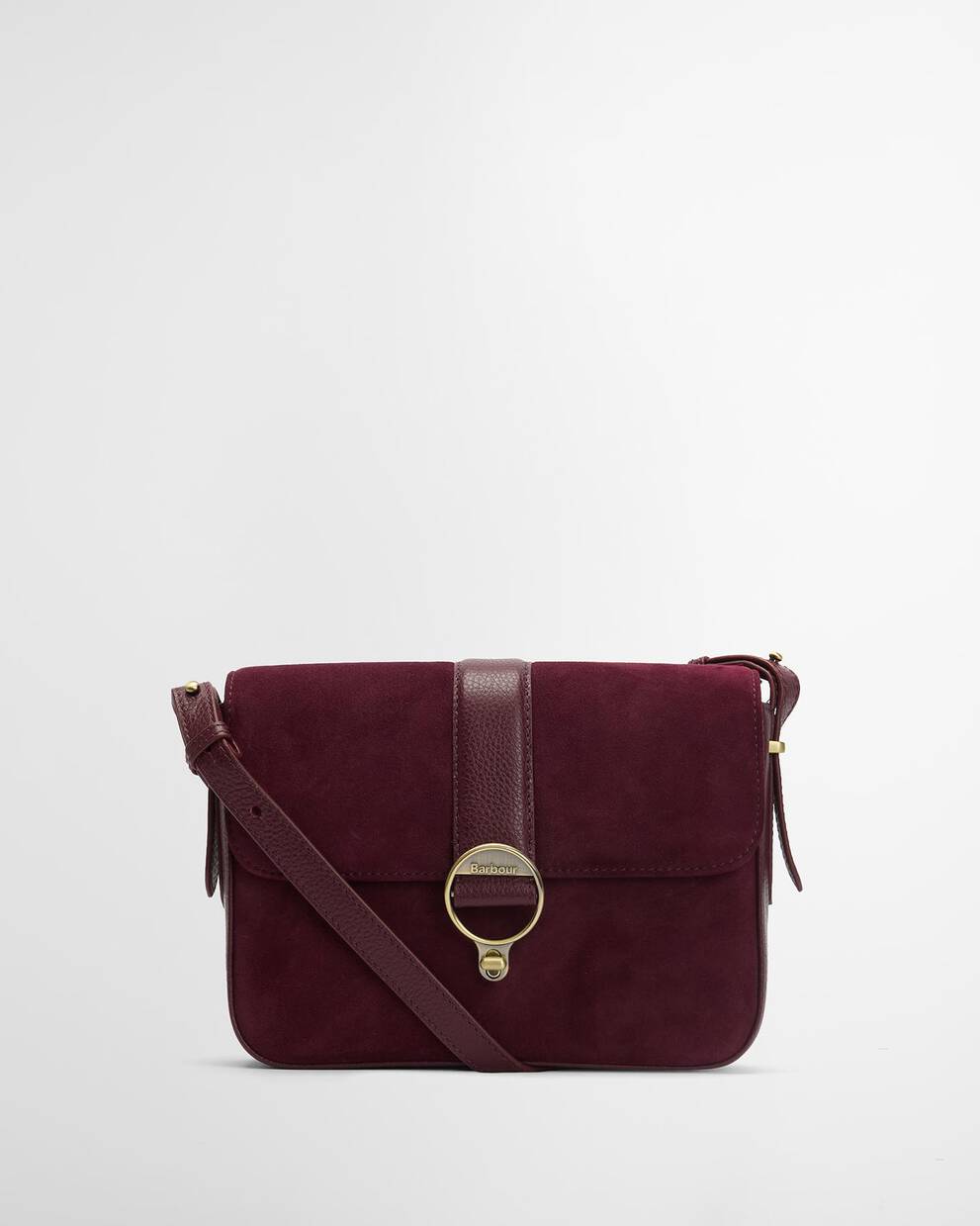 Rosa Suede & Leather Crossbody Bag
