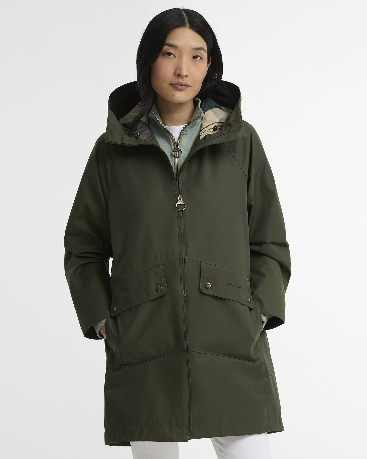 Heron Waterproof Jacket Olive image number 0