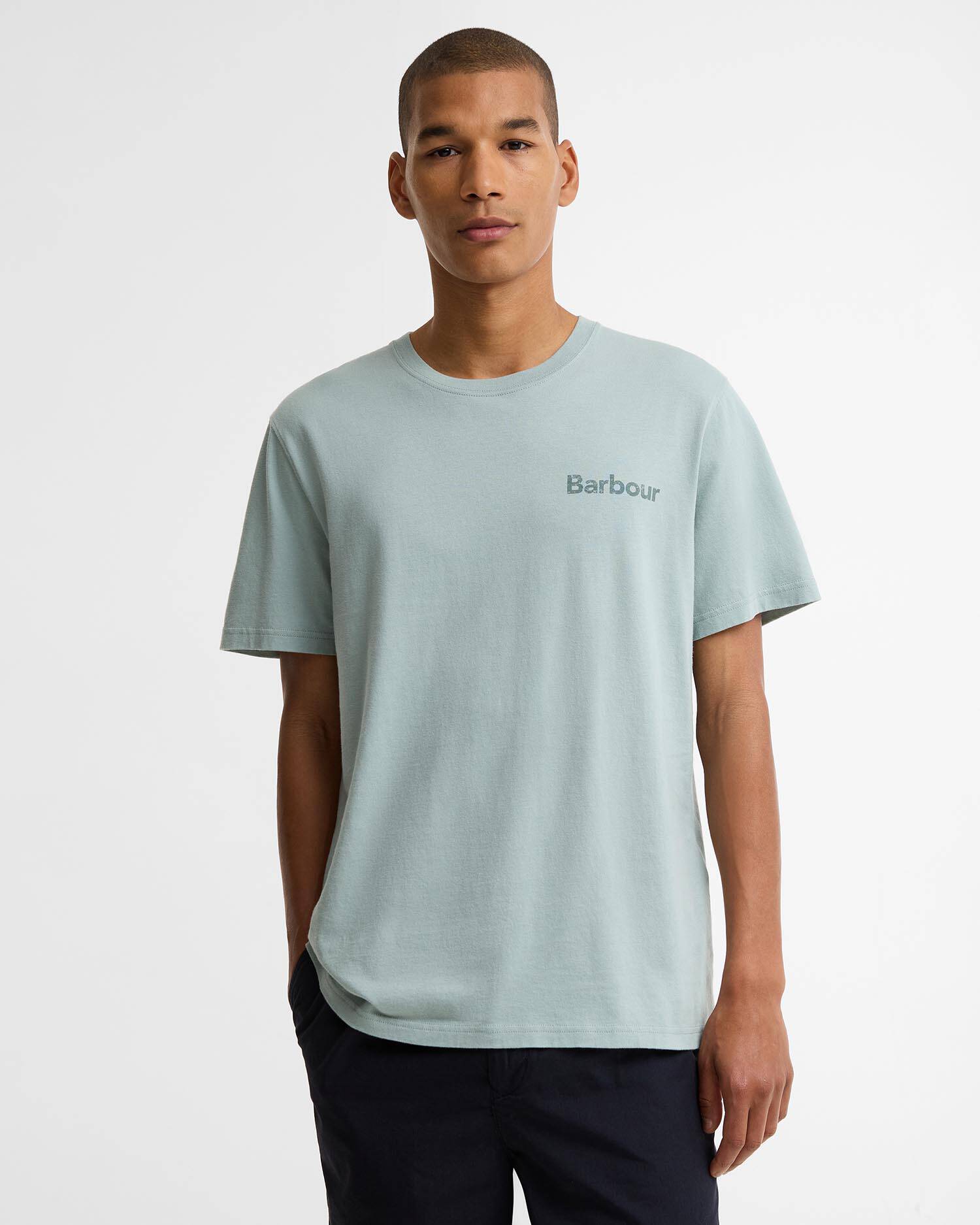 Dearham Graphic Tailored T-Shirt Dusty Slate image number 0