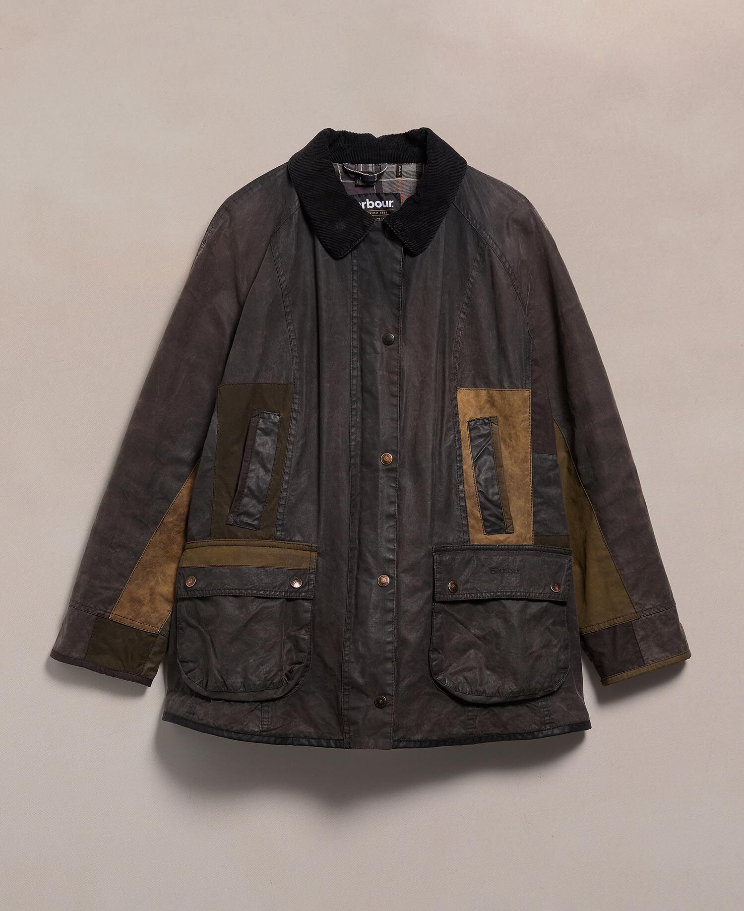 Barbour Re-loved Women's Beadnell Waxed Jacket - Size 18 Black