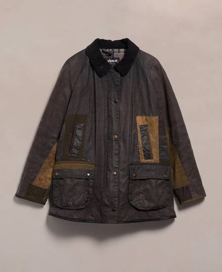 Barbour Re-loved Women's Beadnell Waxed Jacket - Size 18 Black