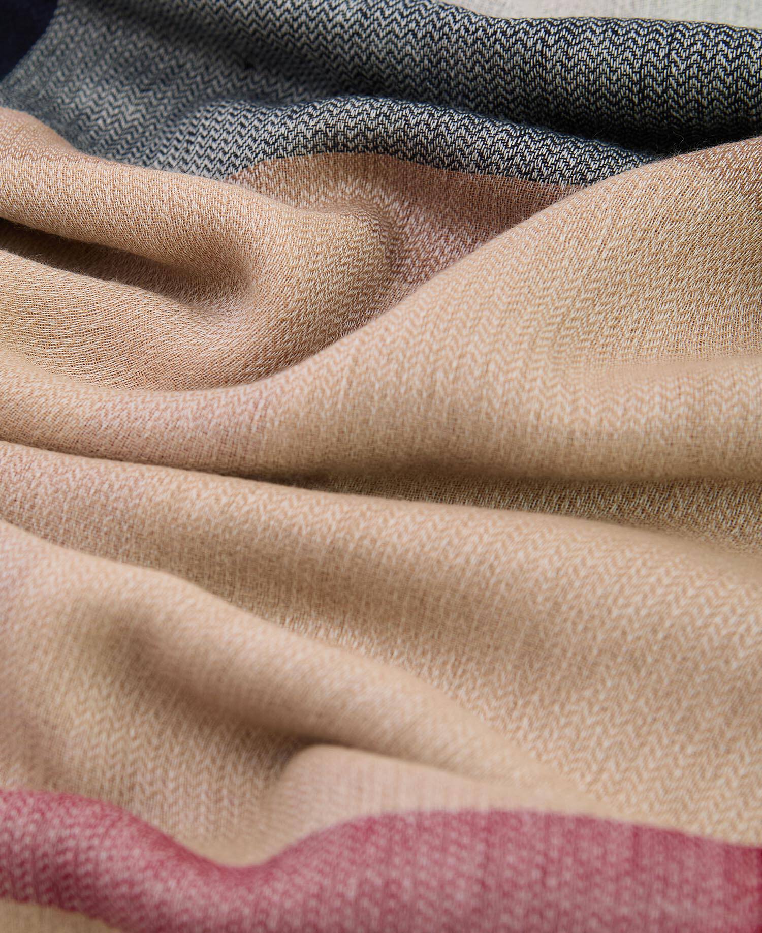 Saffron Tartan Lambswool Scarf image number 4