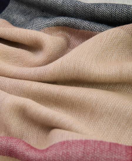Saffron Tartan Lambswool Scarf Hessian Tartan