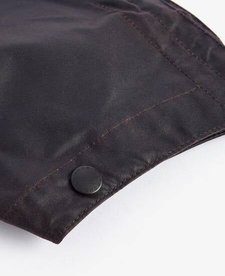 Waxed Cotton Plain Hood Rustic