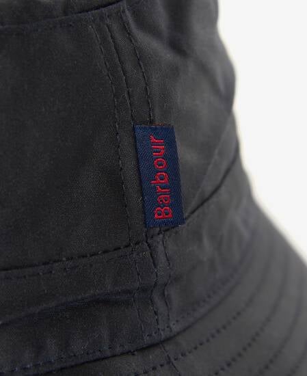 Waxed Bucket Hat Classic Navy