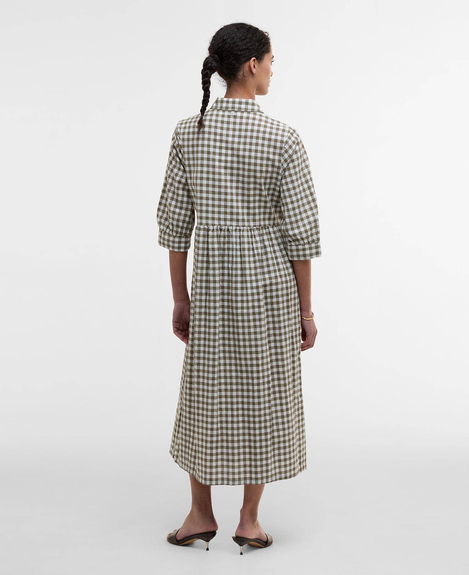 Adele Gingham Midi Dress image number 2