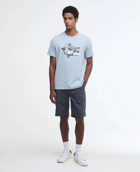 Smart Chino Shorts Washed Navy