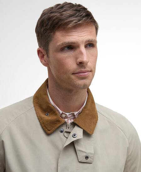 Peached Tracker Casual Jacket Washed Stone
