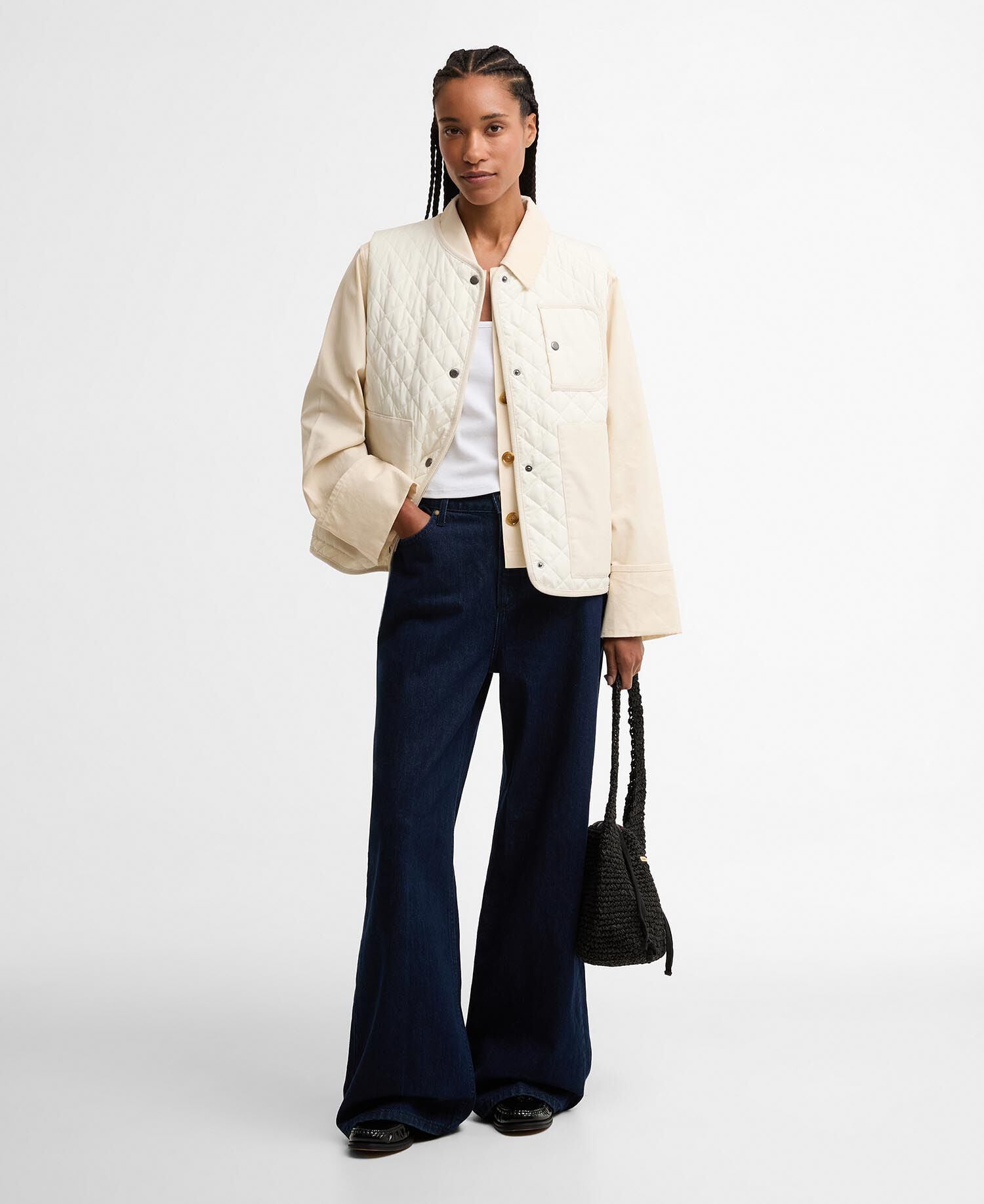 Thulby Quilted Gilet Neutral