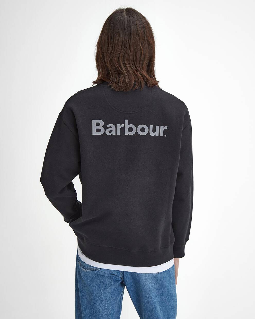 Brushed Nicholas Oversized Crew Neck Jumper