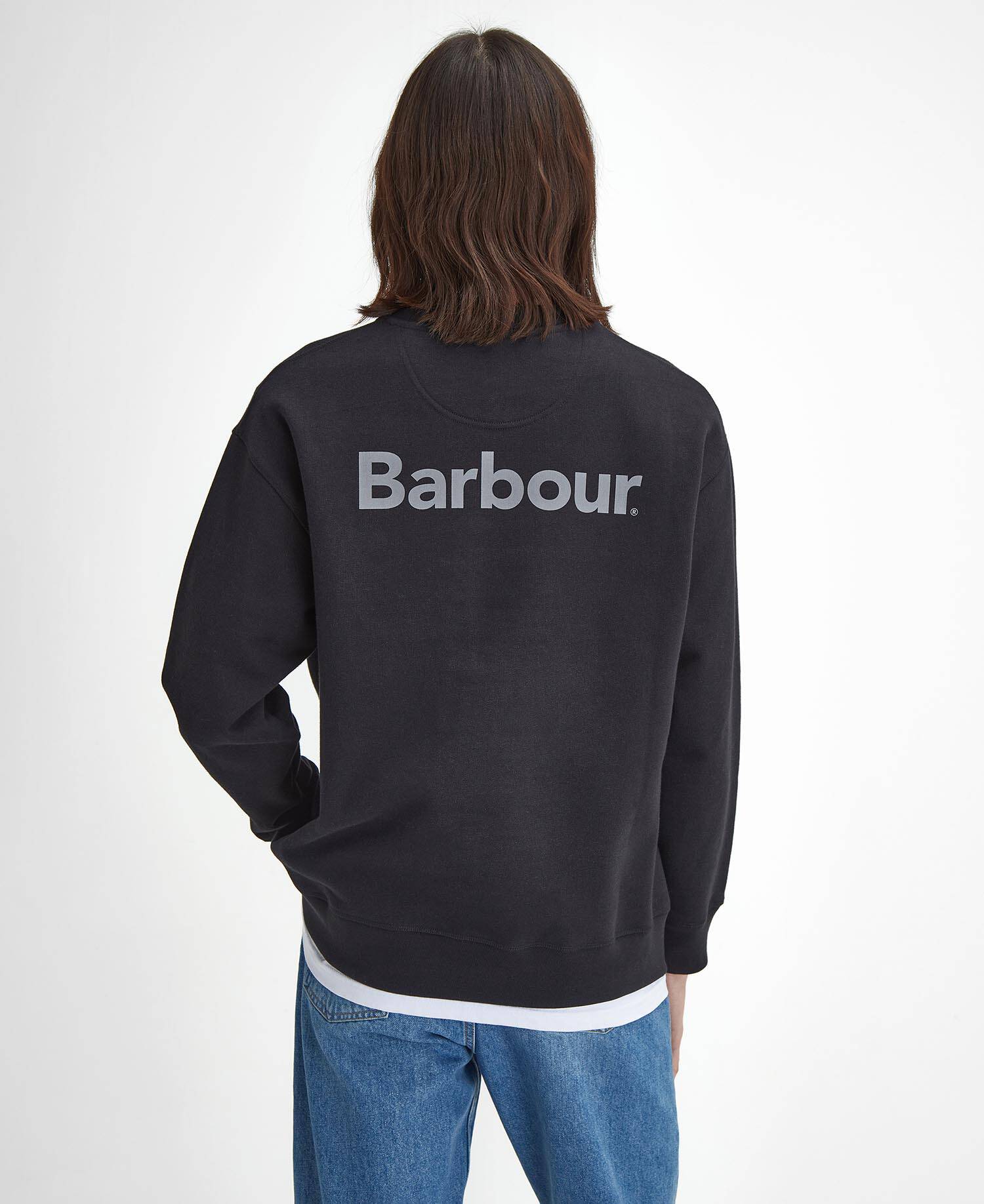 Brushed Nicholas Oversized Crew Neck Jumper image number 2