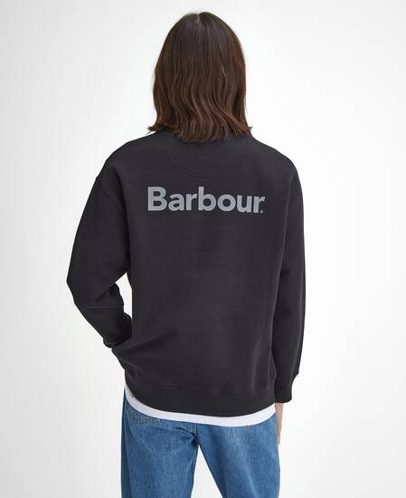 Brushed Nicholas Oversized Crew Neck Jumper Classic Black