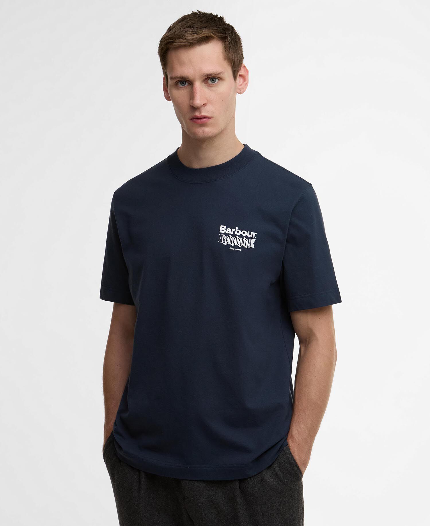 Barbour x Baracuta All Nighter Oversized T-Shirt Navy