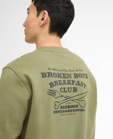 Sweatshirt Staithes Graphic Olvine