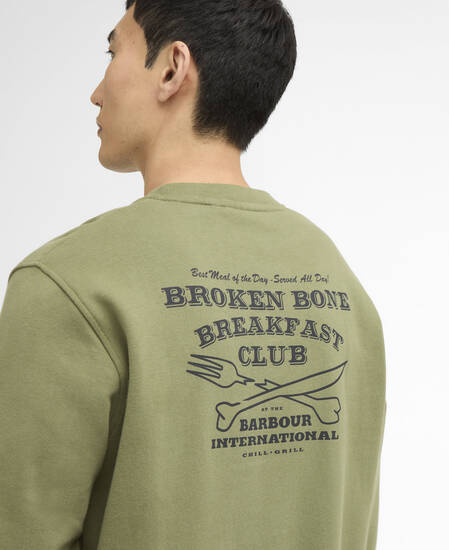 Felpa con stampa Staithes Olvine