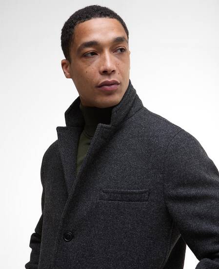 Kirkbridge Wool Coat Dark Grey Marl/Classic