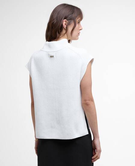 B. Intl Pullunder Clara Knitted White