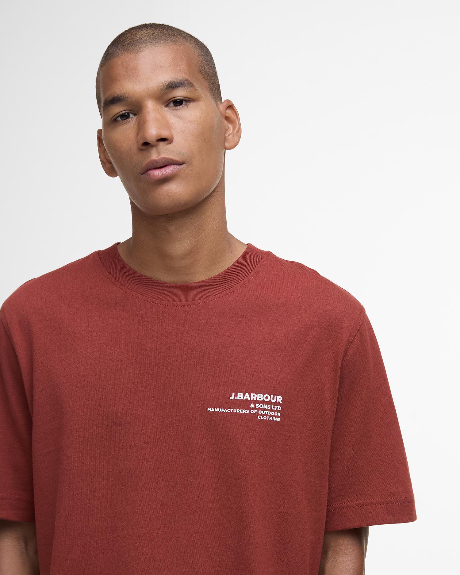 T-shirt con stampa con foto Parkend dalla vestibilit&agrave; comoda Fired Brick