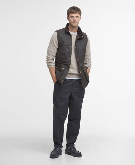 Westmorland Waxed Gilet Olive