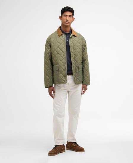 City Bedale Quilted Jacket Dusty Olive